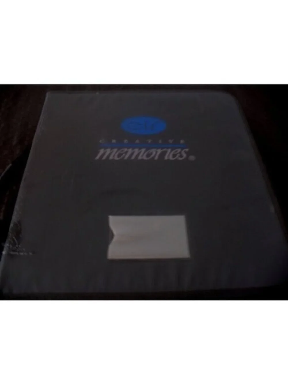 Creative Memories Accessory Binder 7 Protectors Good Zipper with borders/diecuts